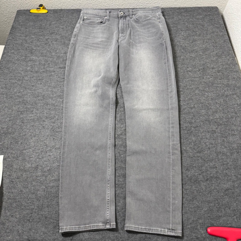 Rag & Bone Fit 2 Slim Jeans Mens 32x32 (31x30) Grey Ridgewood Wash